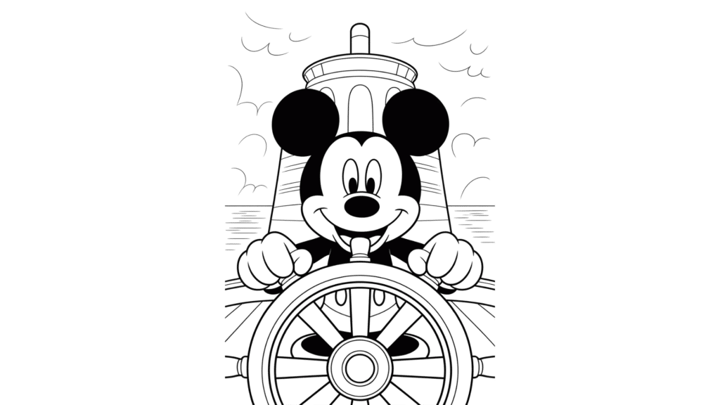 Classic Steamboat Willie Mickey