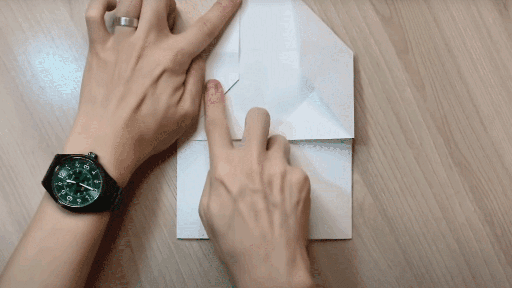 Create the First Folds at the Top