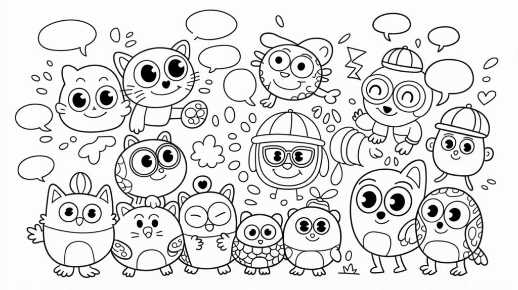 Cute Animals in Group