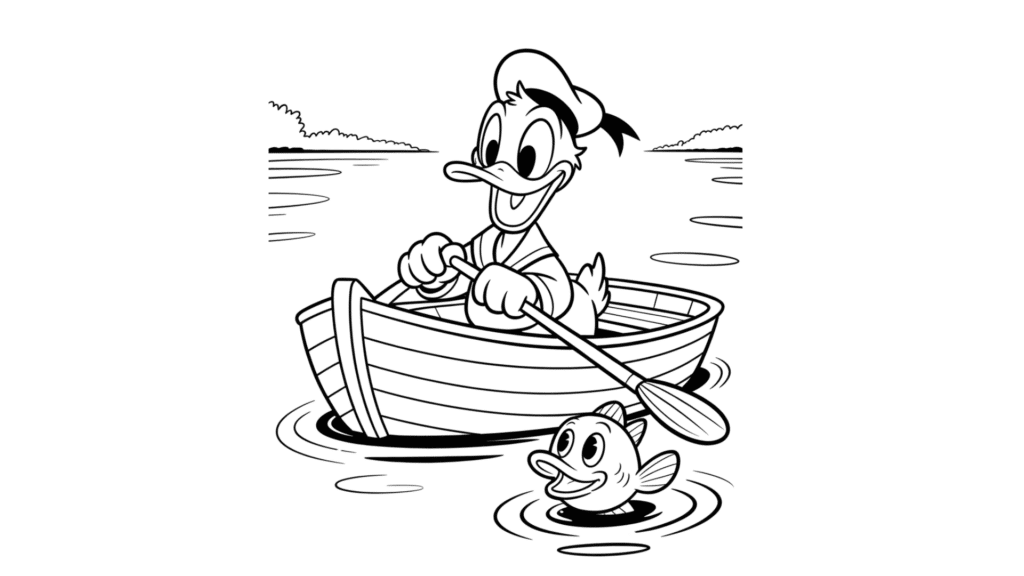 Donald’s Silly Boat Ride