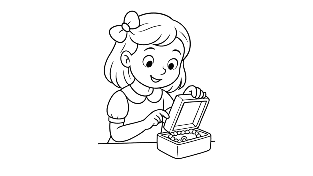 Girl with Jewelry Box