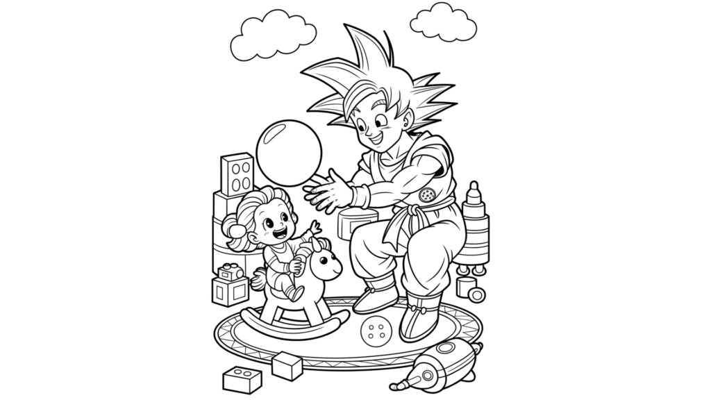 Goku & Pan’s Playtime