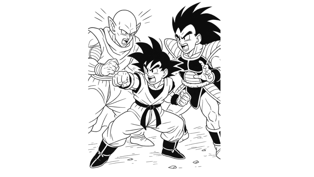 Goku & Piccolo vs. Raditz