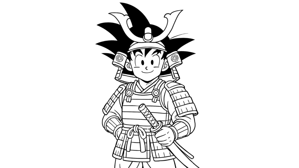 Goku as Samurai Warrior