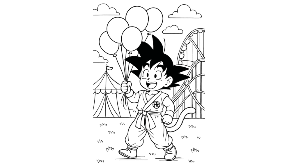 Goku at the Carnival