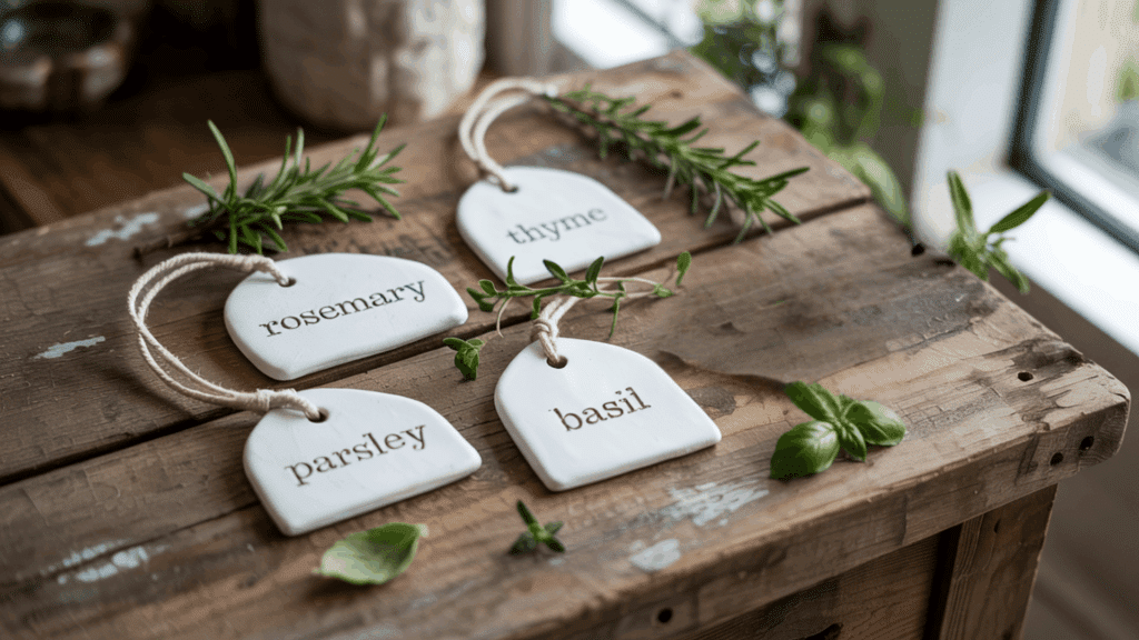 Herb garden tags