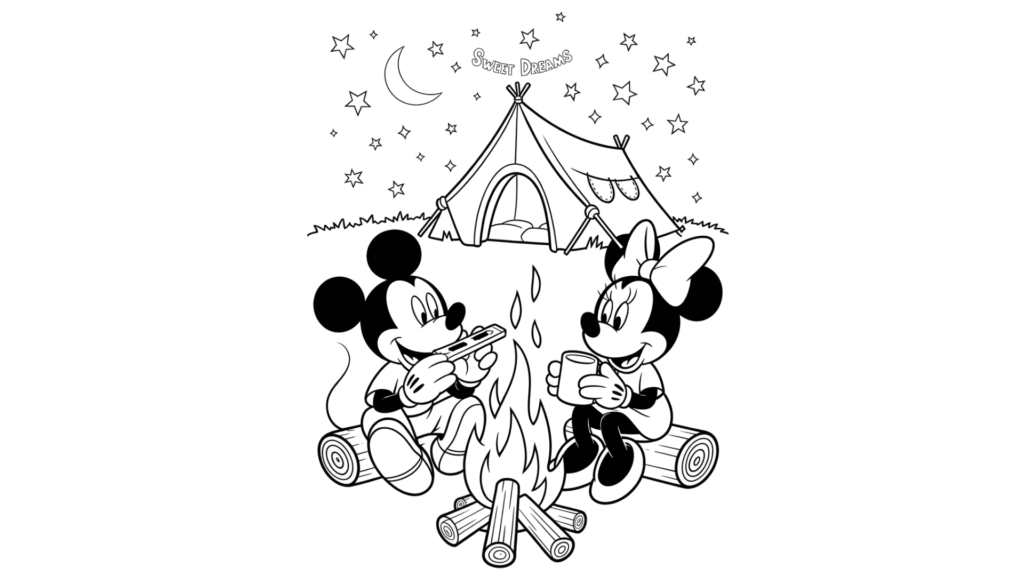 Mickey & Friends Camping Night