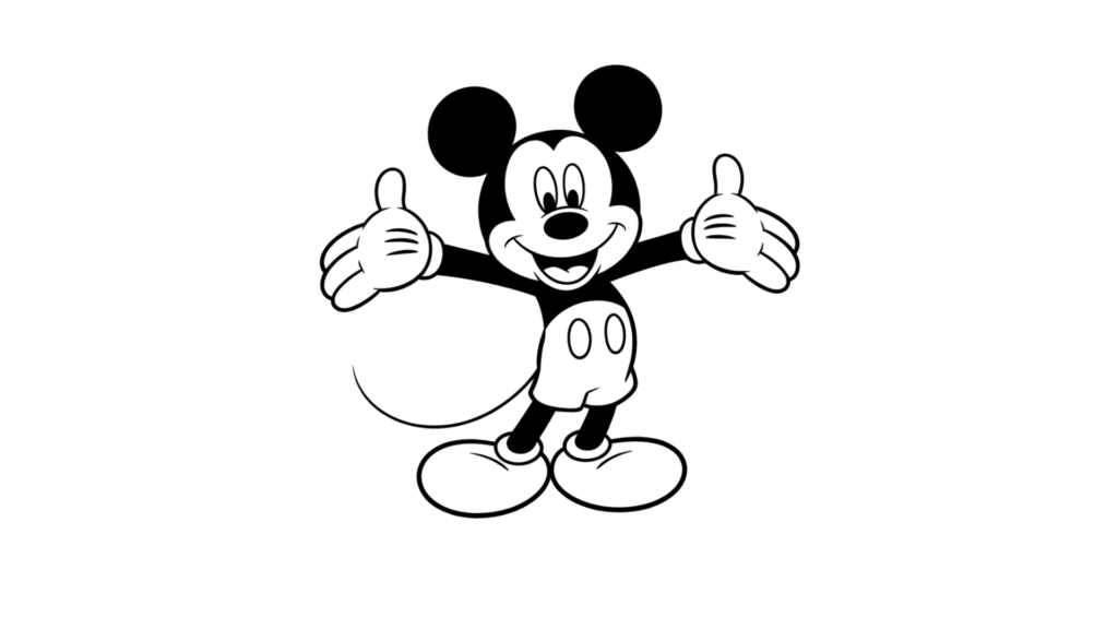 Mickey Giving a Hug Pose