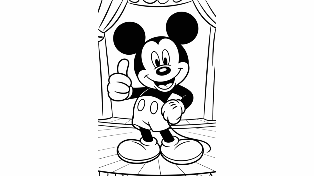 Mickey with Thumbs Up