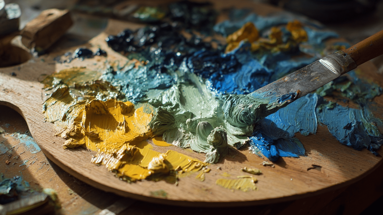 Oil-Paint-Mixing
