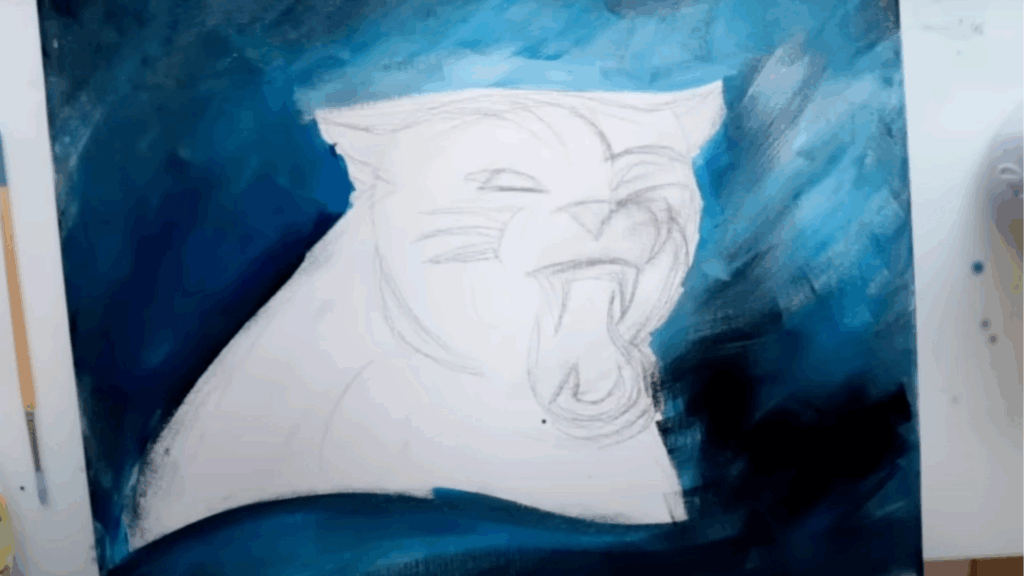 Paint the background