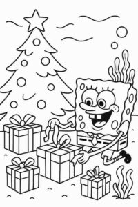 SpongeBob Opening Christmas Presents
