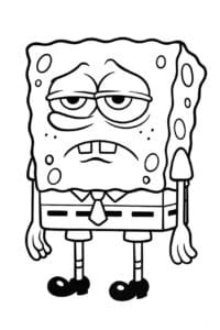 SpongeBob Tired/Exhausted Look