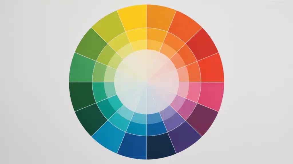 The Color Wheel and Color Harmonies