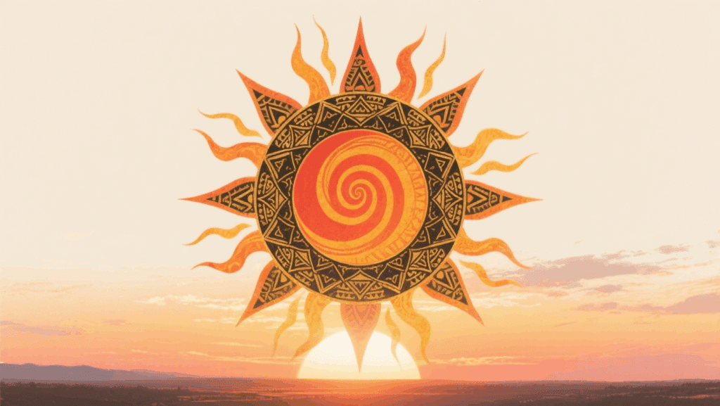 Tribal/Aztec Sun