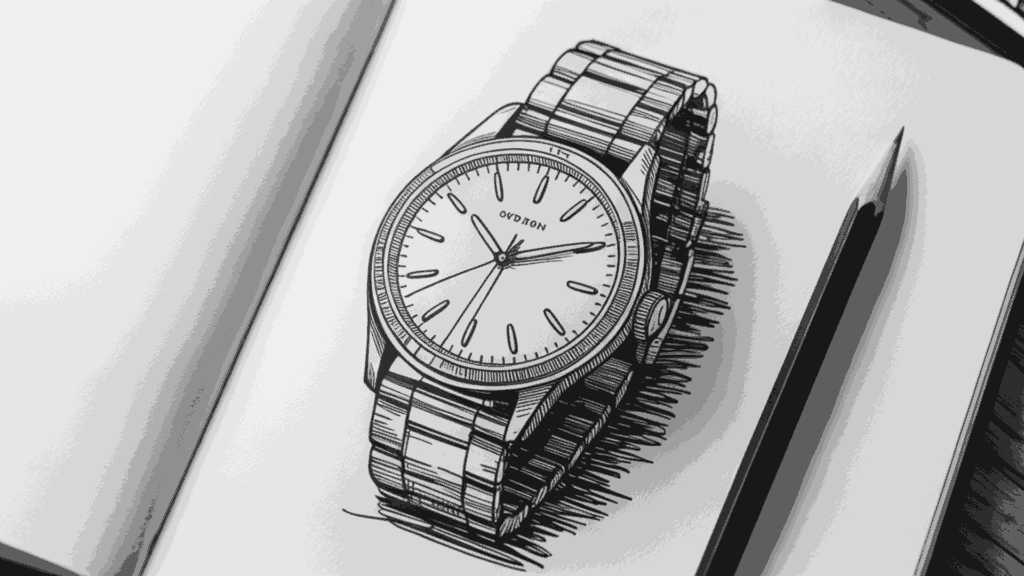 a wristwatch