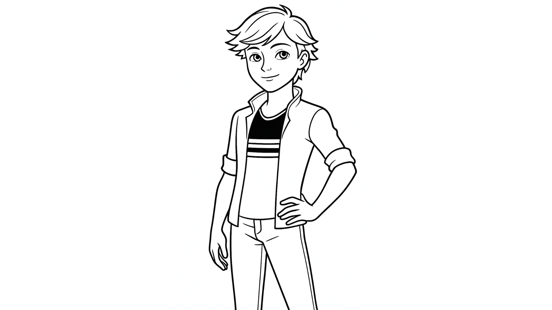 Adrien as His Model Self
