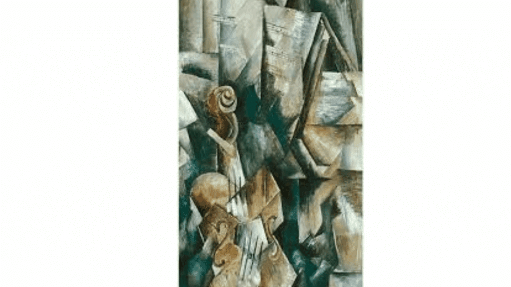analytic cubism paintings violin and palette