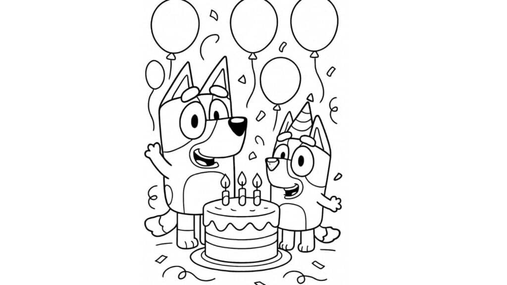 Birthday Party With Balloons