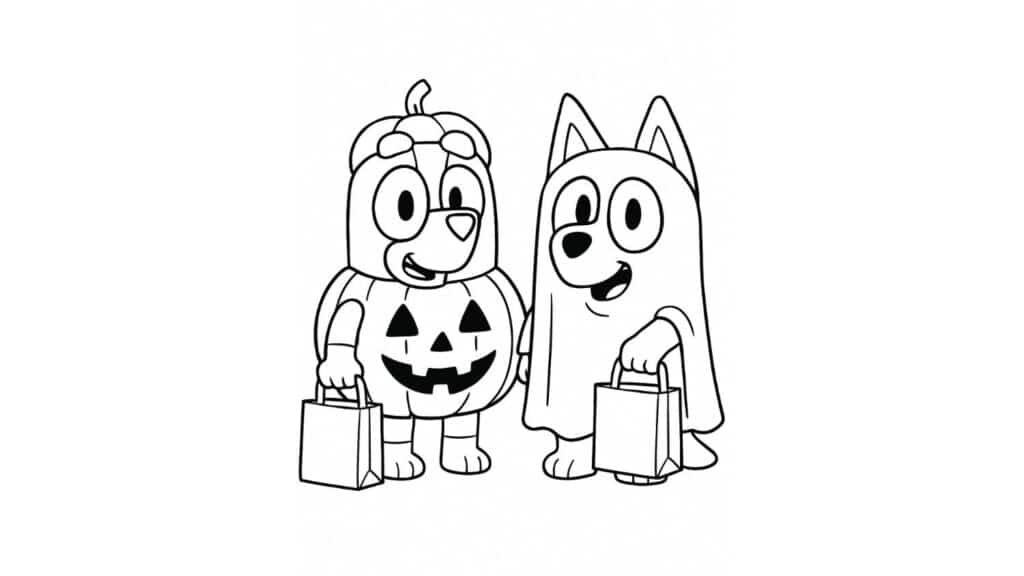 Halloween Costumes (Pumpkin & Ghost)