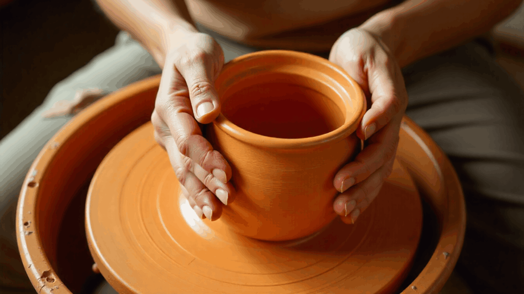 burnishing clay technique