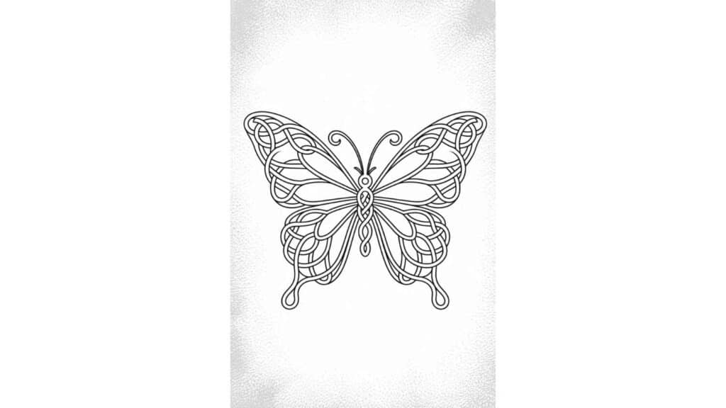 Butterfly and Celtic Knots