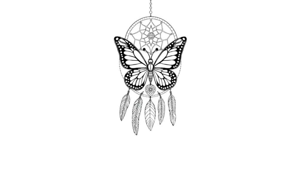 Butterfly and Dreamcatcher