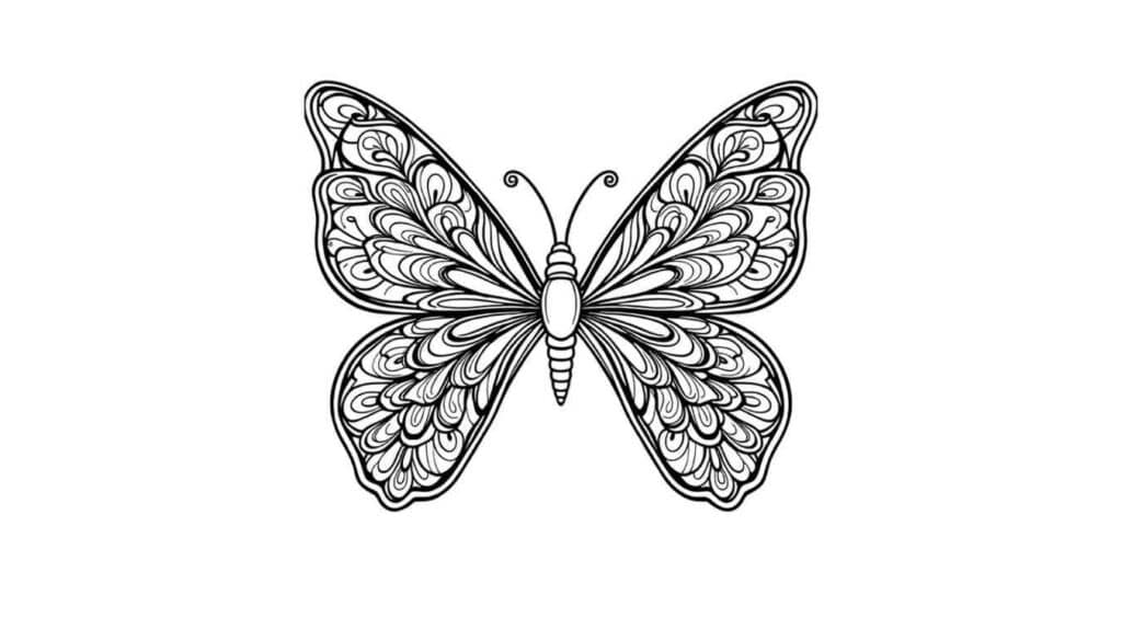 Butterfly Mandala Design