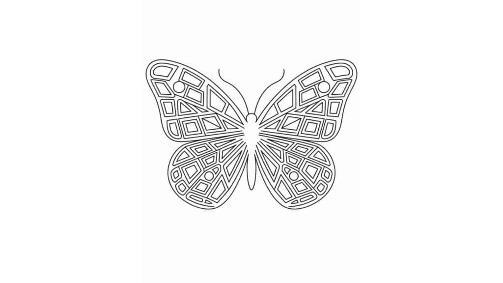 Abstract Butterfly Patterns