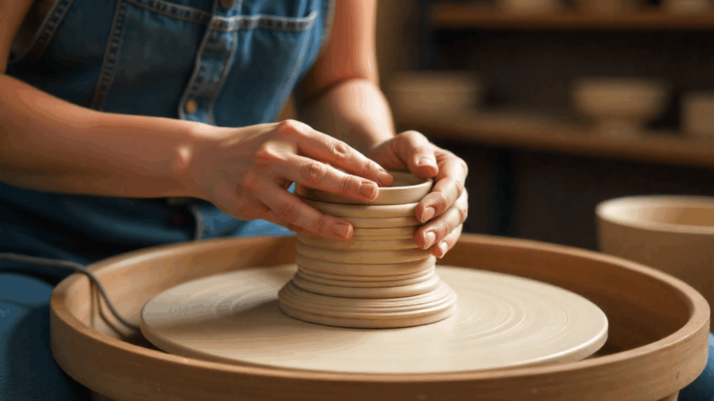 coil building clay technique