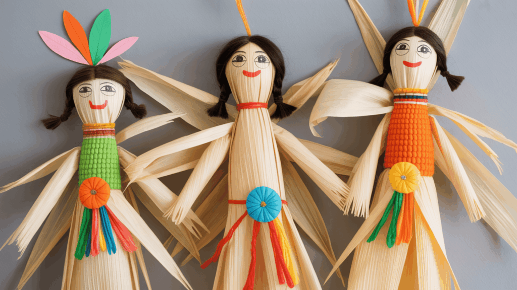 corn husk dolls native american crafts