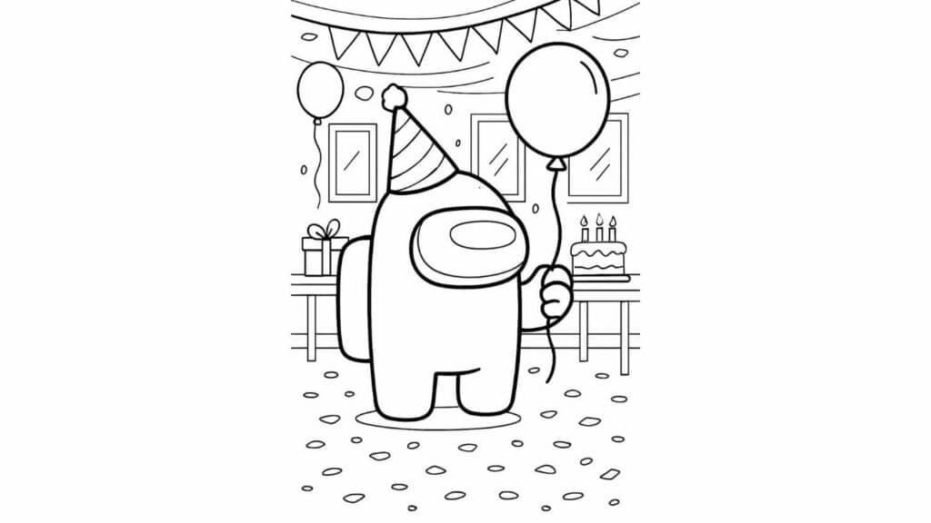 Crewmate Holding a Balloon