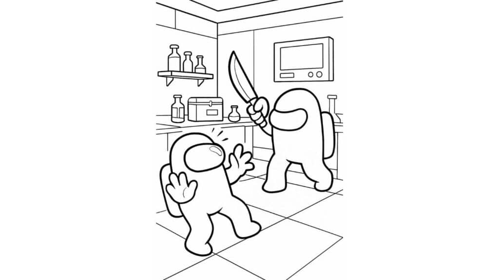 Crewmate Shocked While Being Attacked