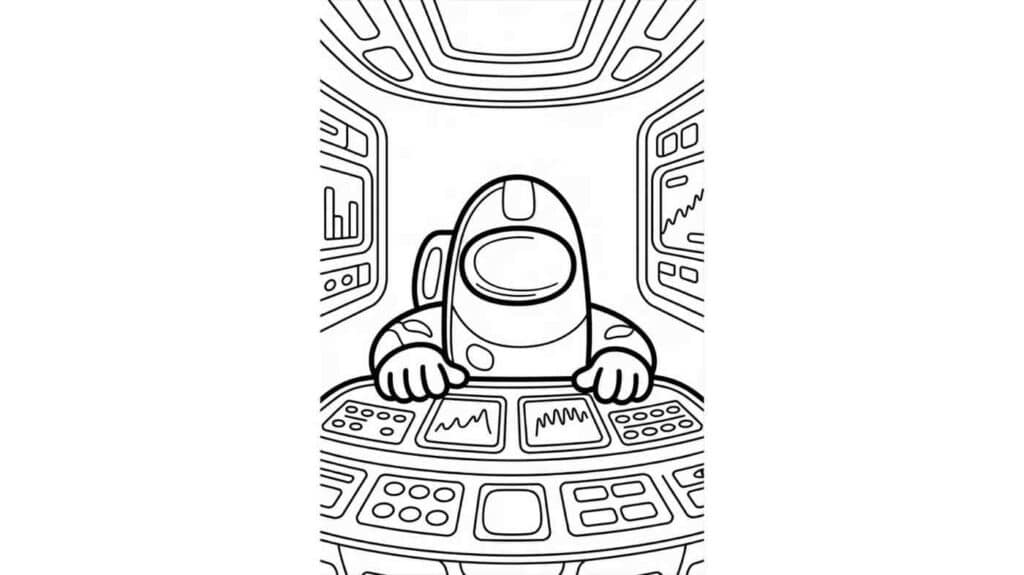 Crewmate Steering the Ship in Piloting