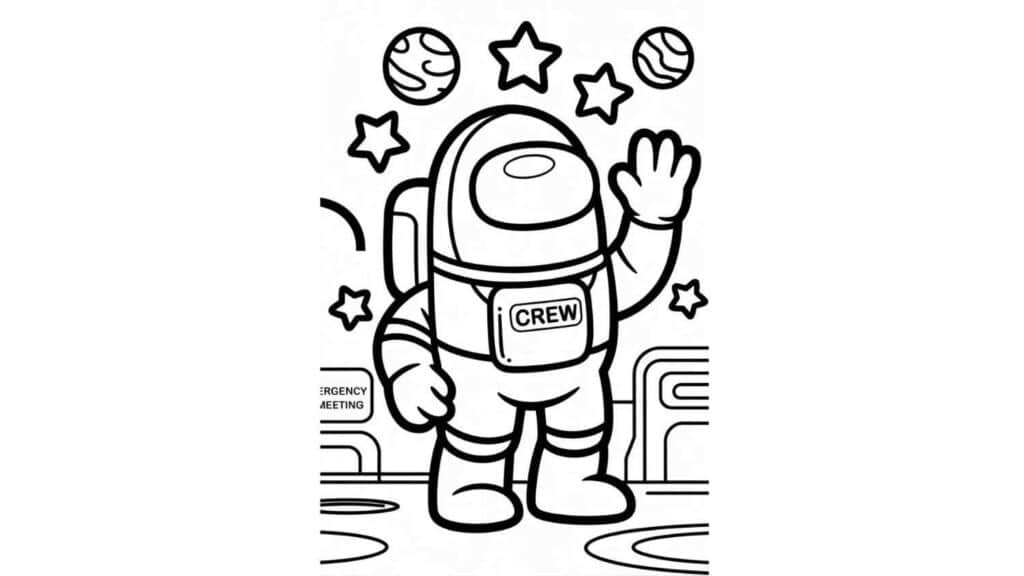 Crewmate Waving Hello