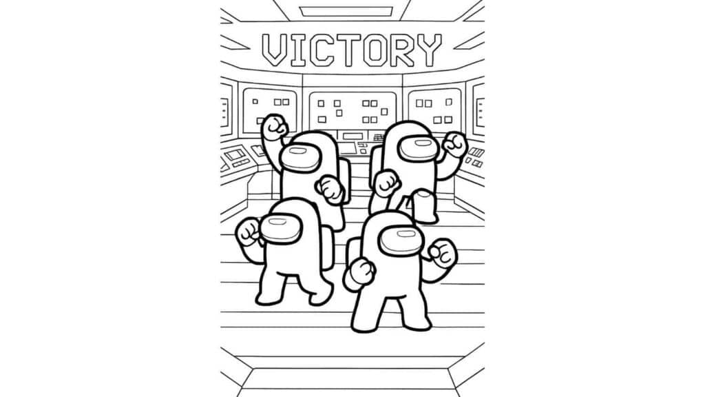 Crewmates in Victory Pose