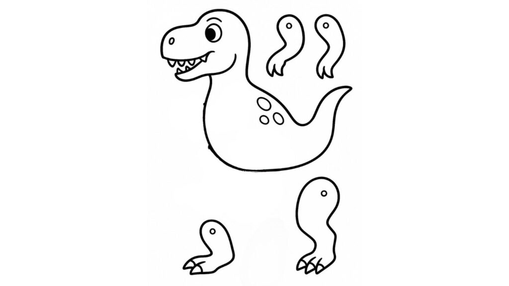 Dinosaur Articulated Arms