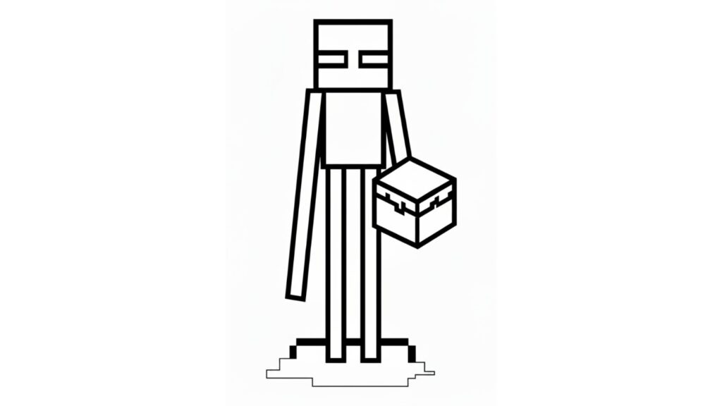 Enderman with a Block