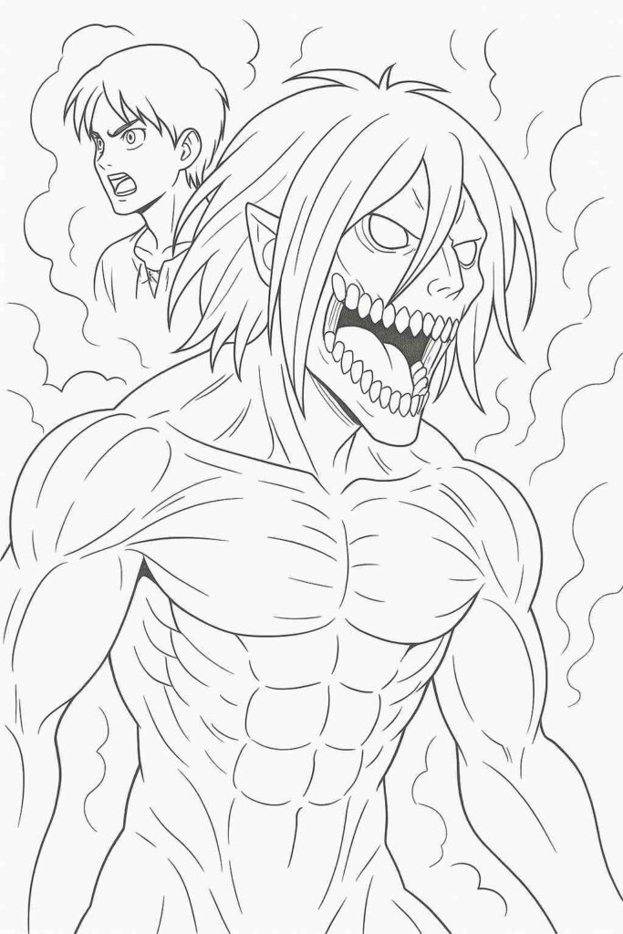 Eren Yeager Titan Transformation