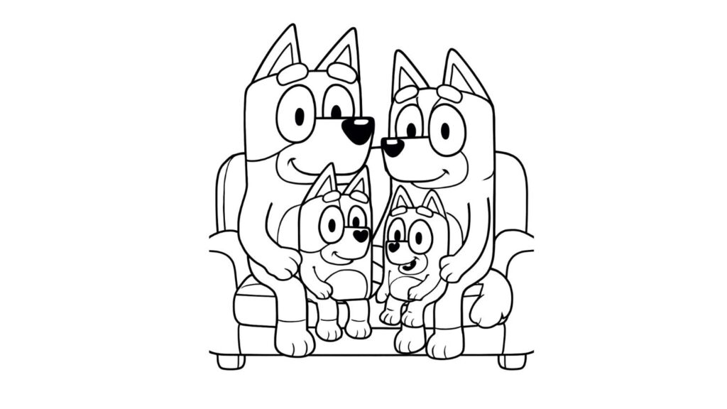 Family Sitting On The Couch
