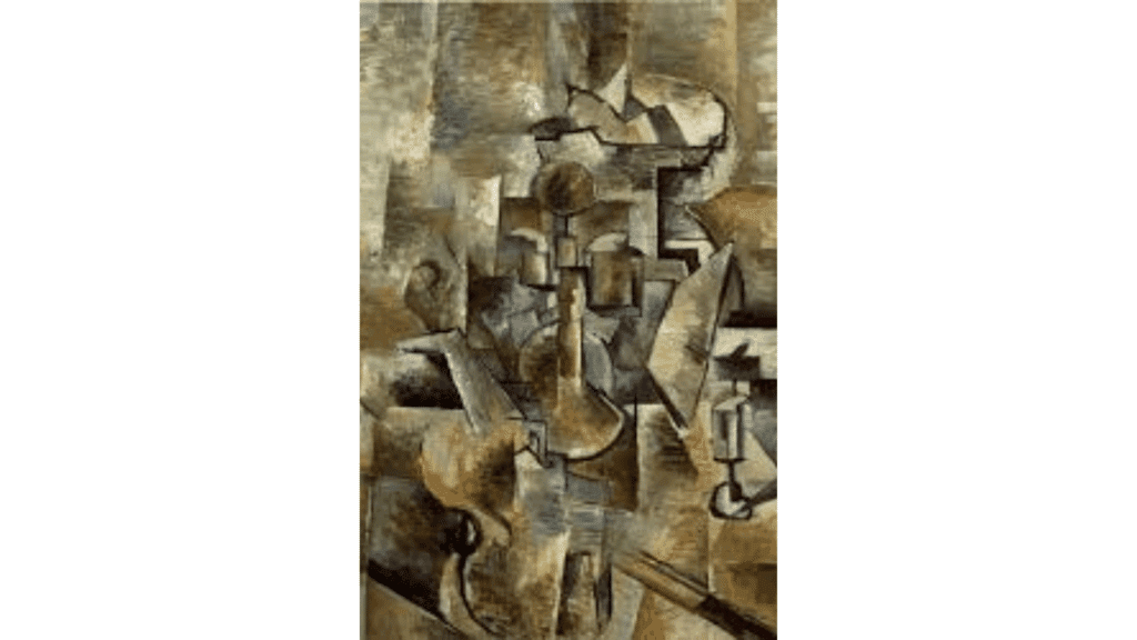 famous early cubism paintings violin and candlestick