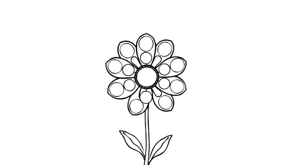 Flower Dot Art