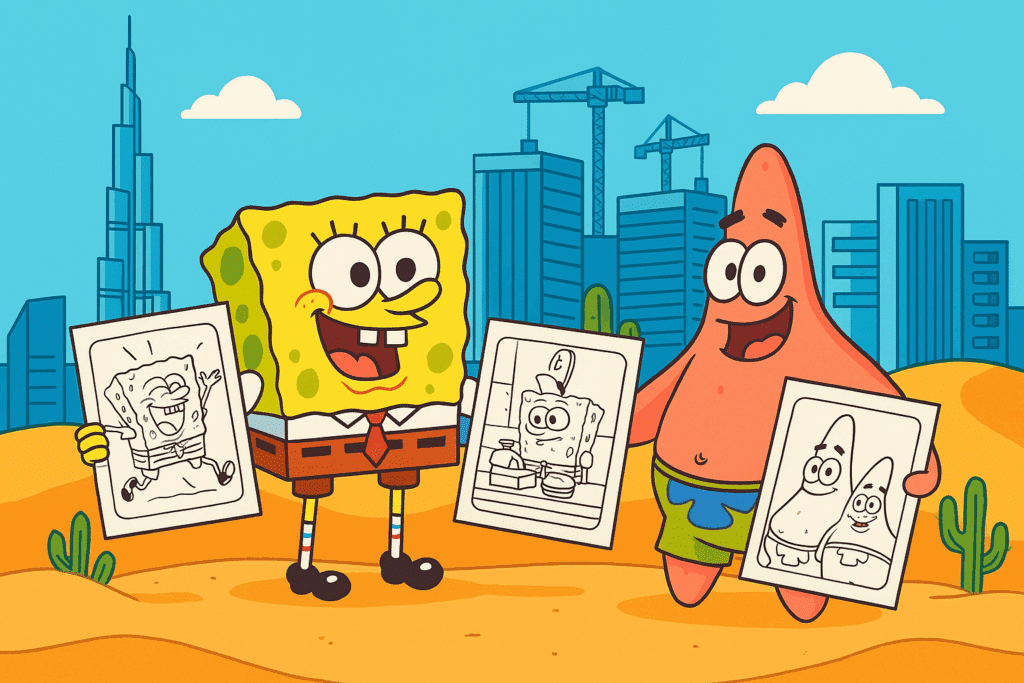 ft image SpongeBob coloring pages
