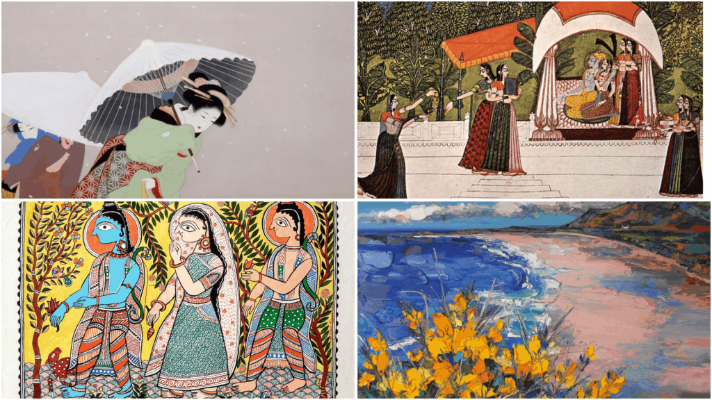 global and technique focused painting styles