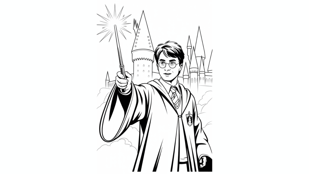 harry potters wand magic