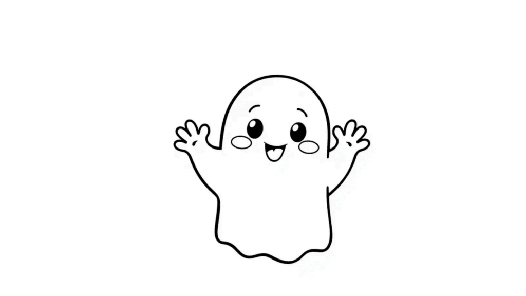 Kawaii Ghost friendly