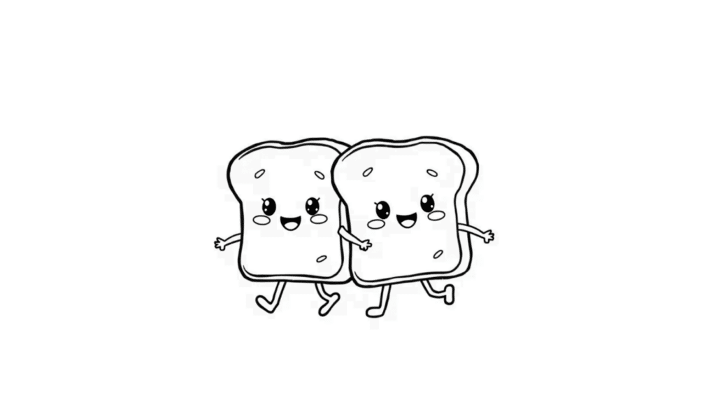 Walking Toast Friends