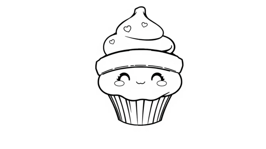Cupcake with a Cozy Hat