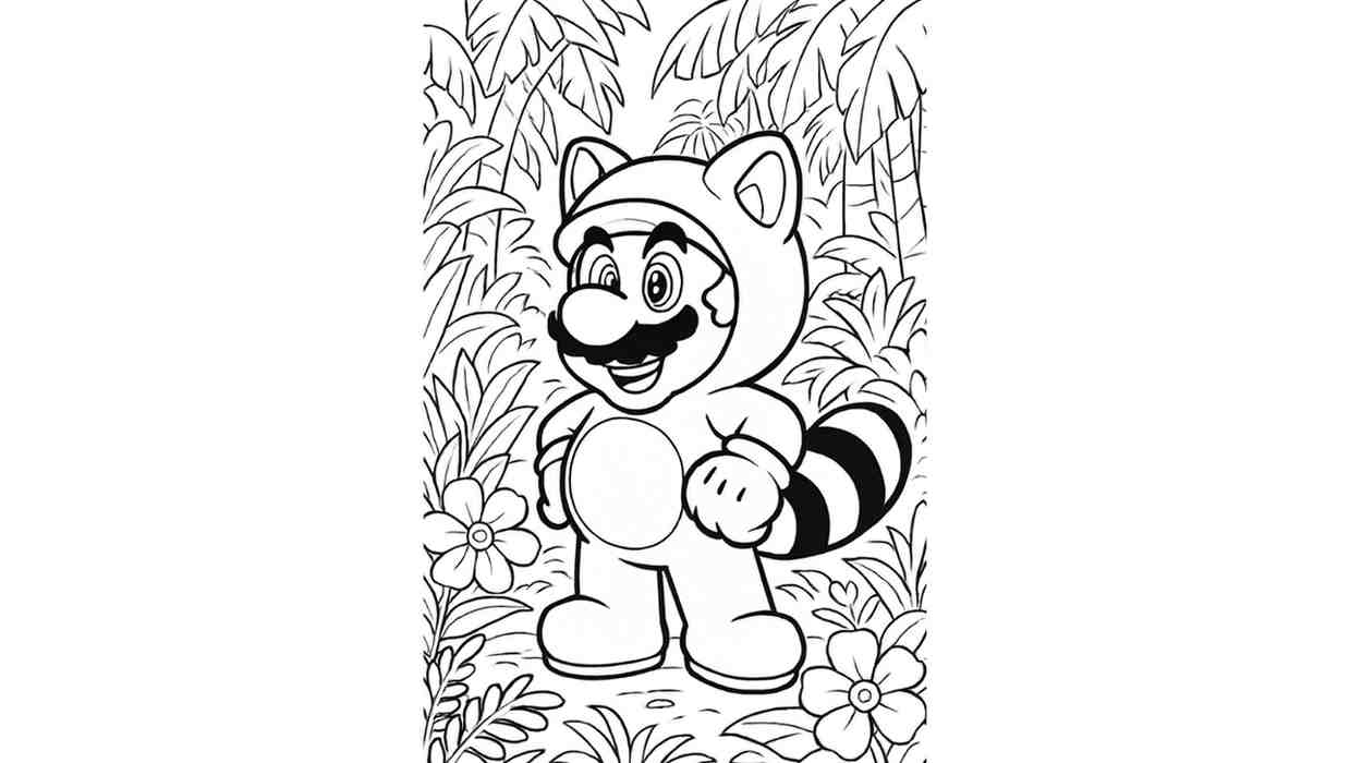 Mario in Tanooki Suit
