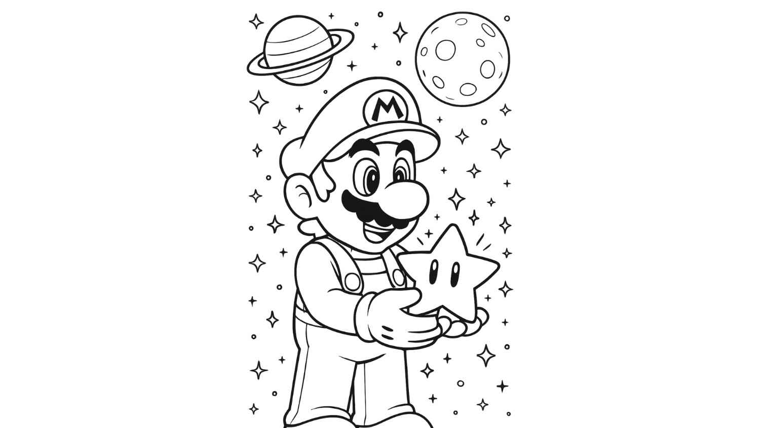 Mario with Super Star